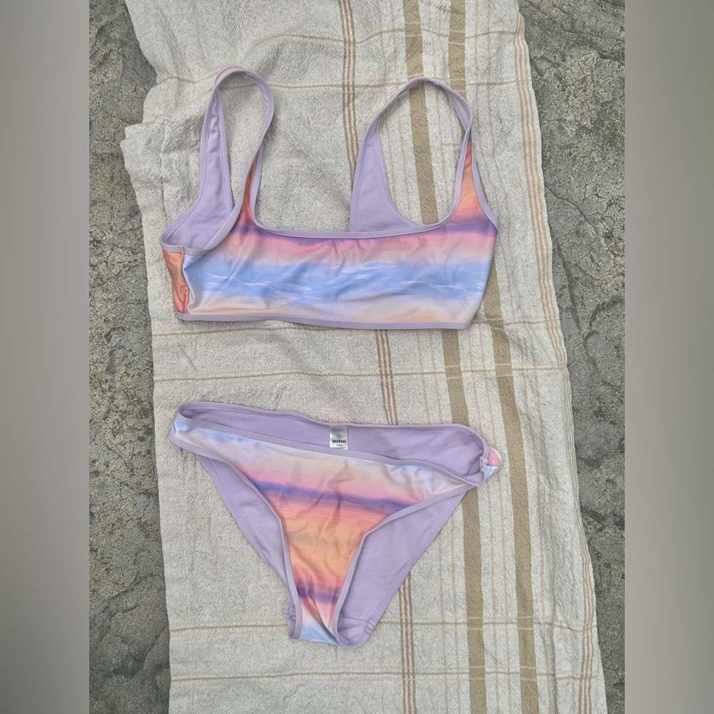ASOS Weekend Sunset Bikini Set